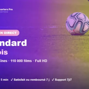 Abonnement IPTV Smarters Pro Standard 1 mois : sport, films et séries en Full HD sur Smart TV