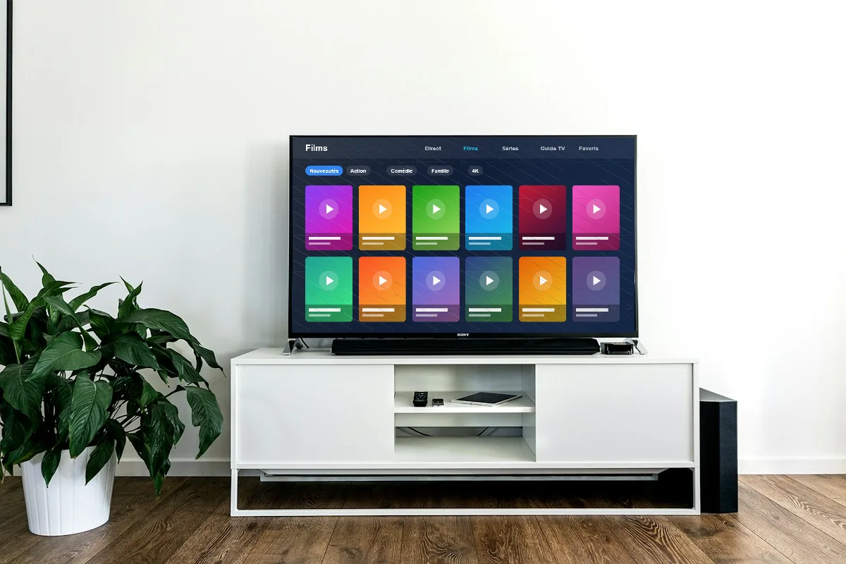 Films et séries en Full HD avec l'abonnement IPTV IPTV Smarters Pro Standard 4 écrans