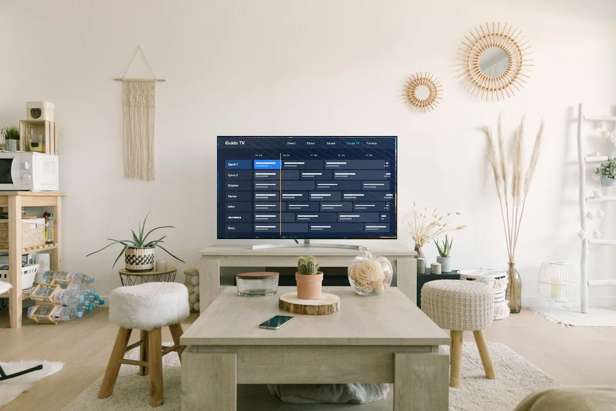 Regarder l'abonnement IPTV IPTV Smarters Pro au salon
