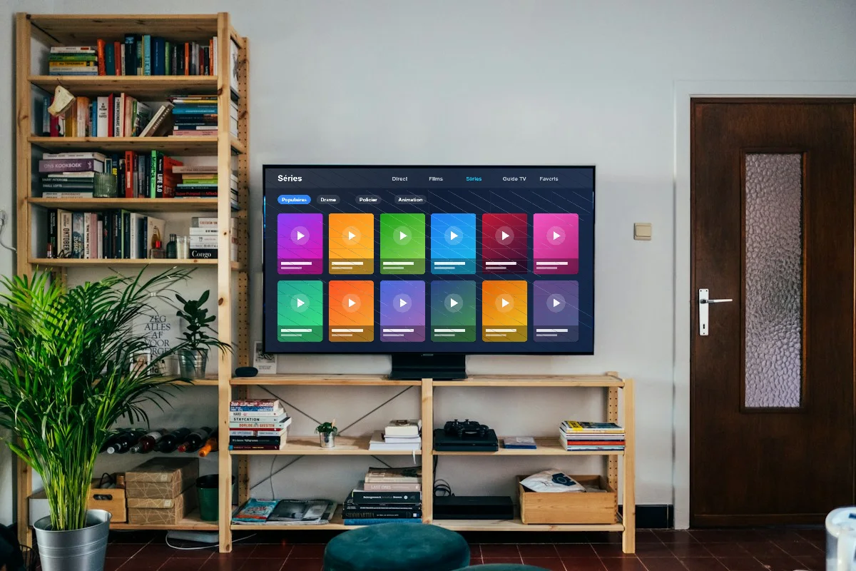 Séries TV dans IPTV Smarters Pro sur la télévision du salon