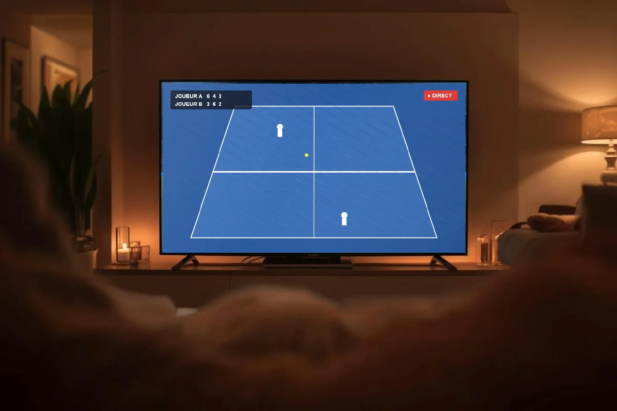 Tennis en direct sur IPTV Smarters Pro avec l'abonnement Standard